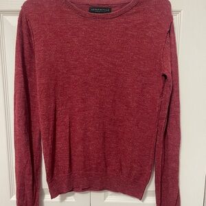 Aeropostale Women's Red Crewneck Sweater